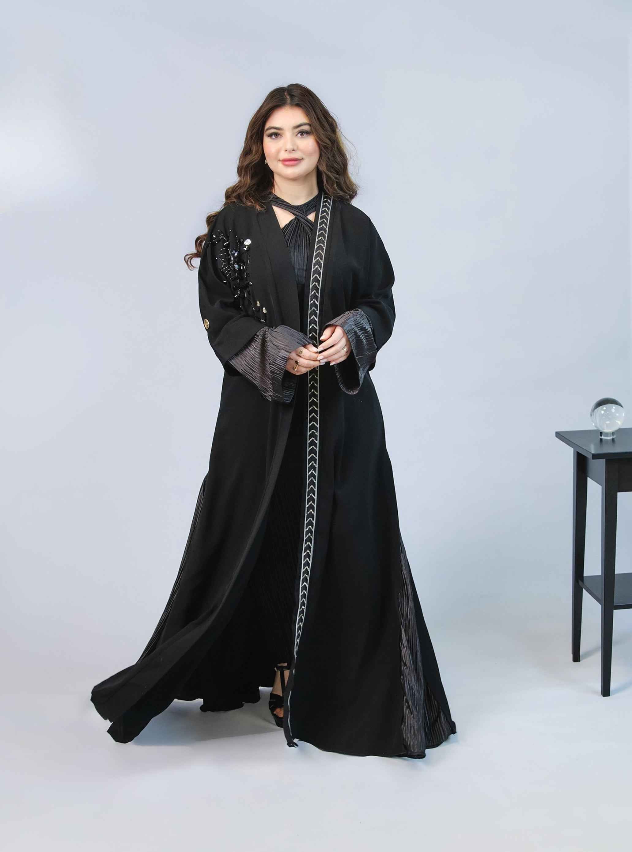 Tary-ABY005 - Obsidian Grace Abaya
