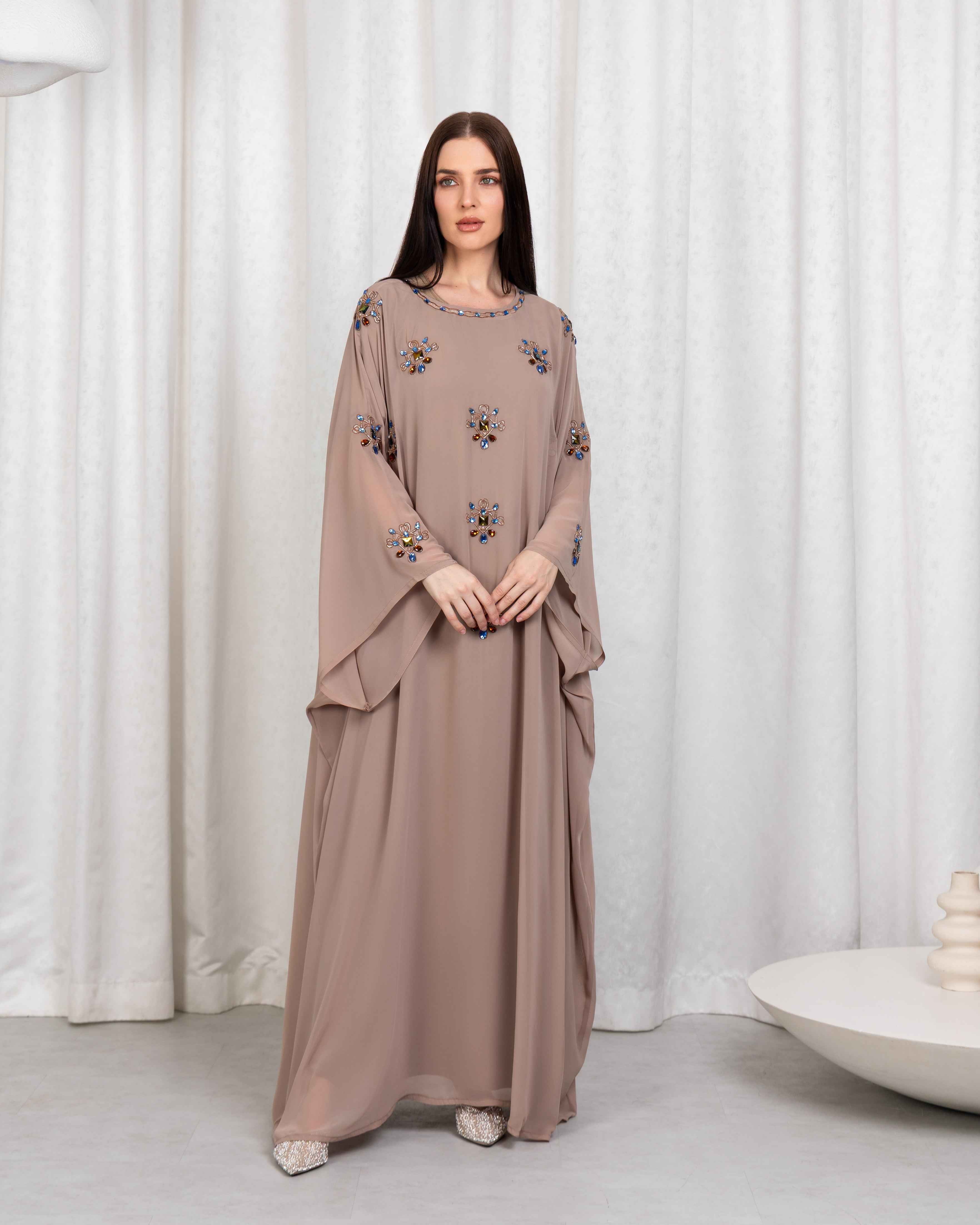 Vantara-KTN057 - Desert Bloom Kaftan