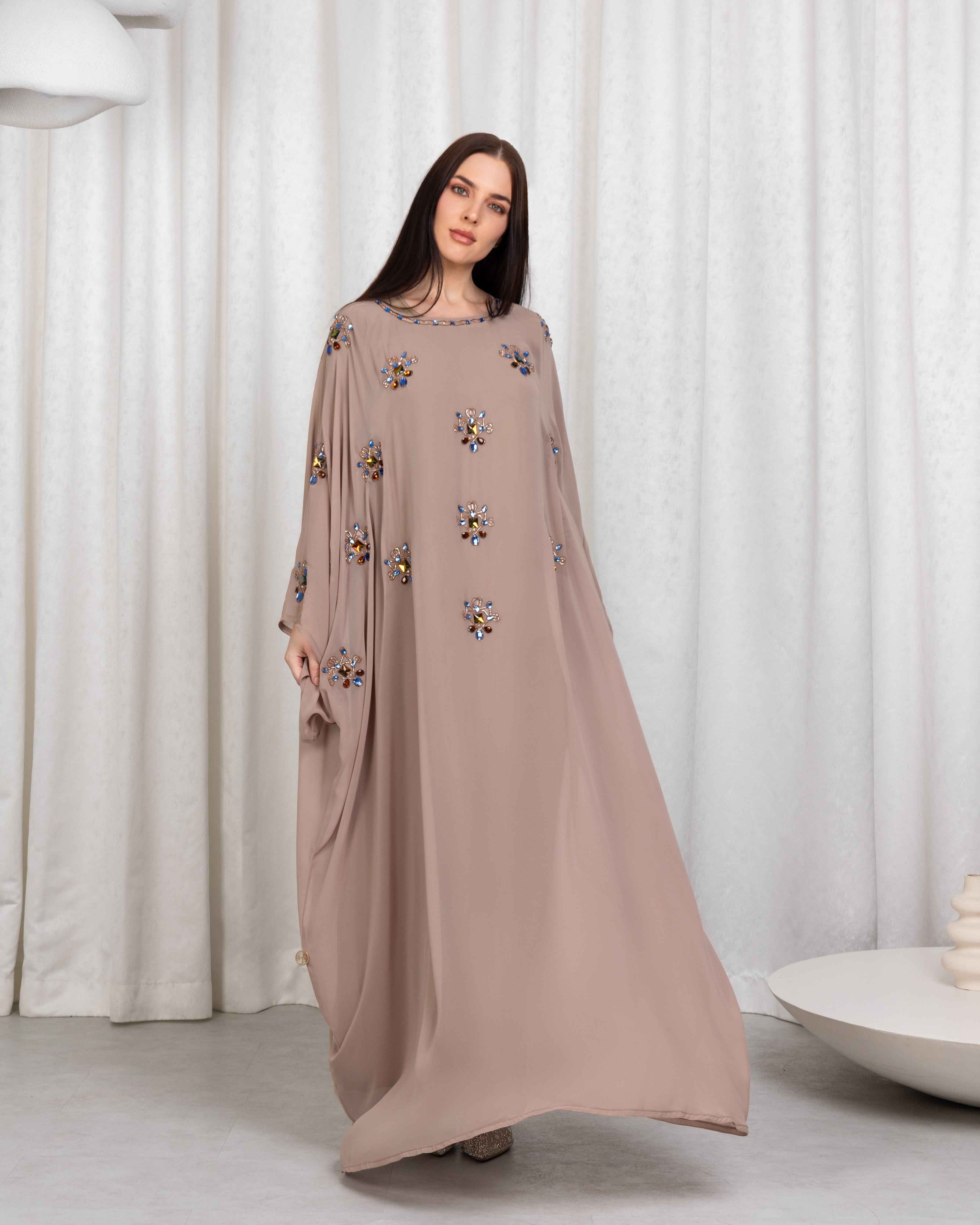 Vantara-KTN057 - Desert Bloom Kaftan