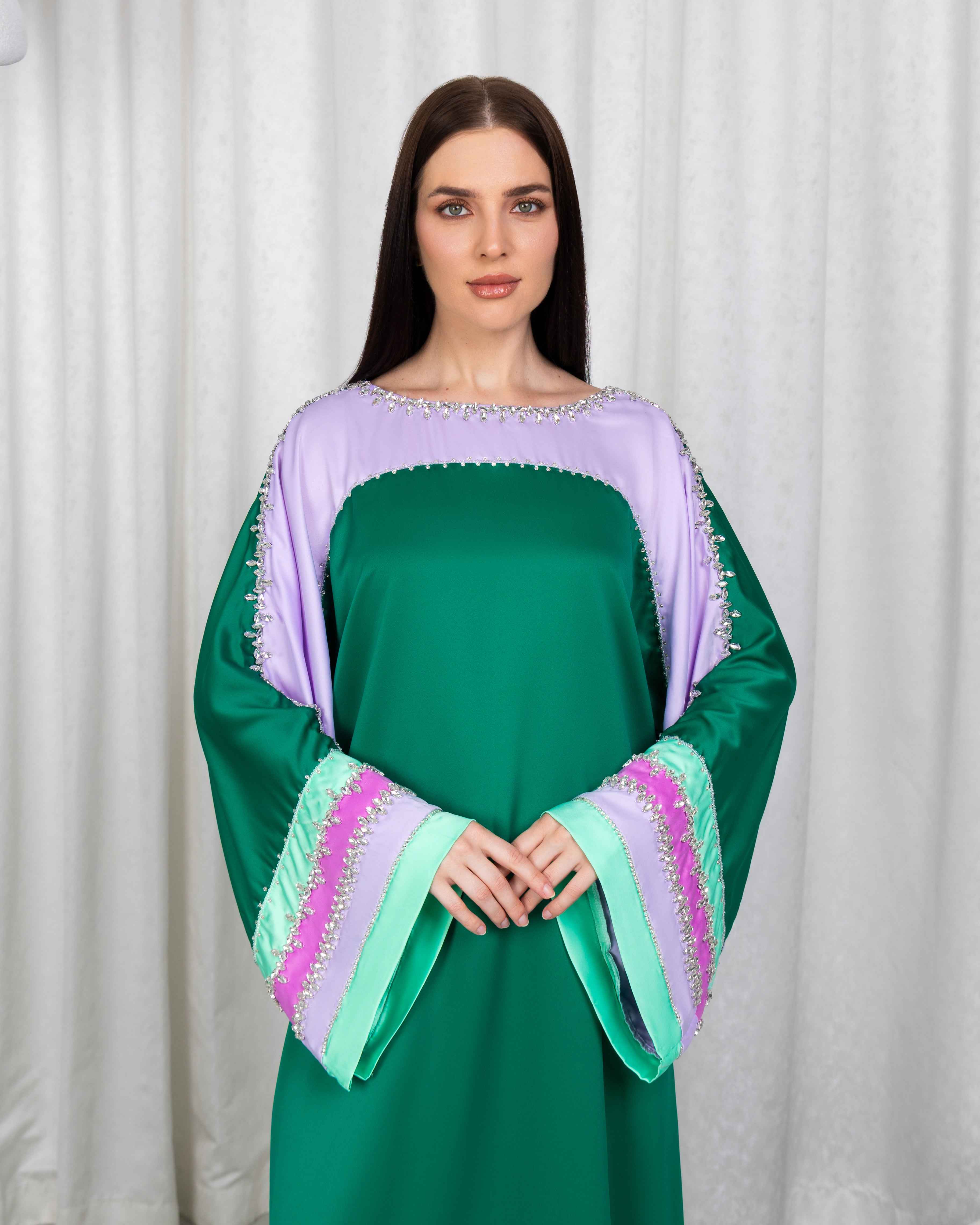 Selvana-KTN063 - Emerald Whisper Kaftan