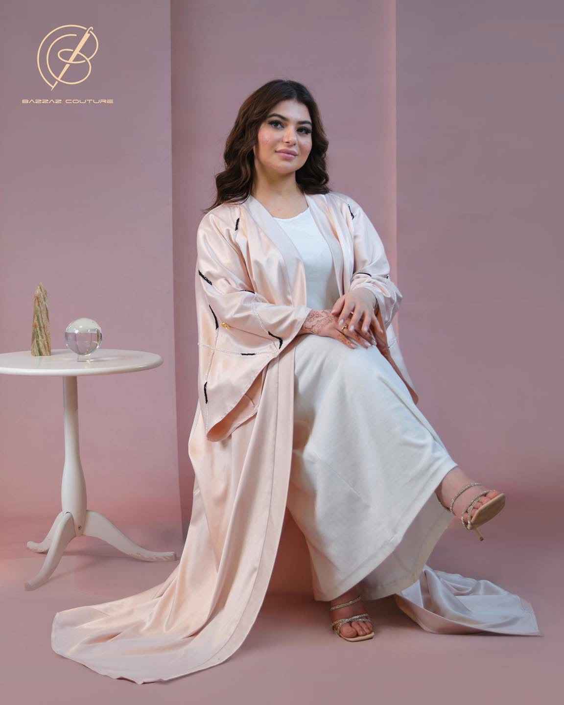 Rosegold-ABY008 - Blush Serenity Abaya