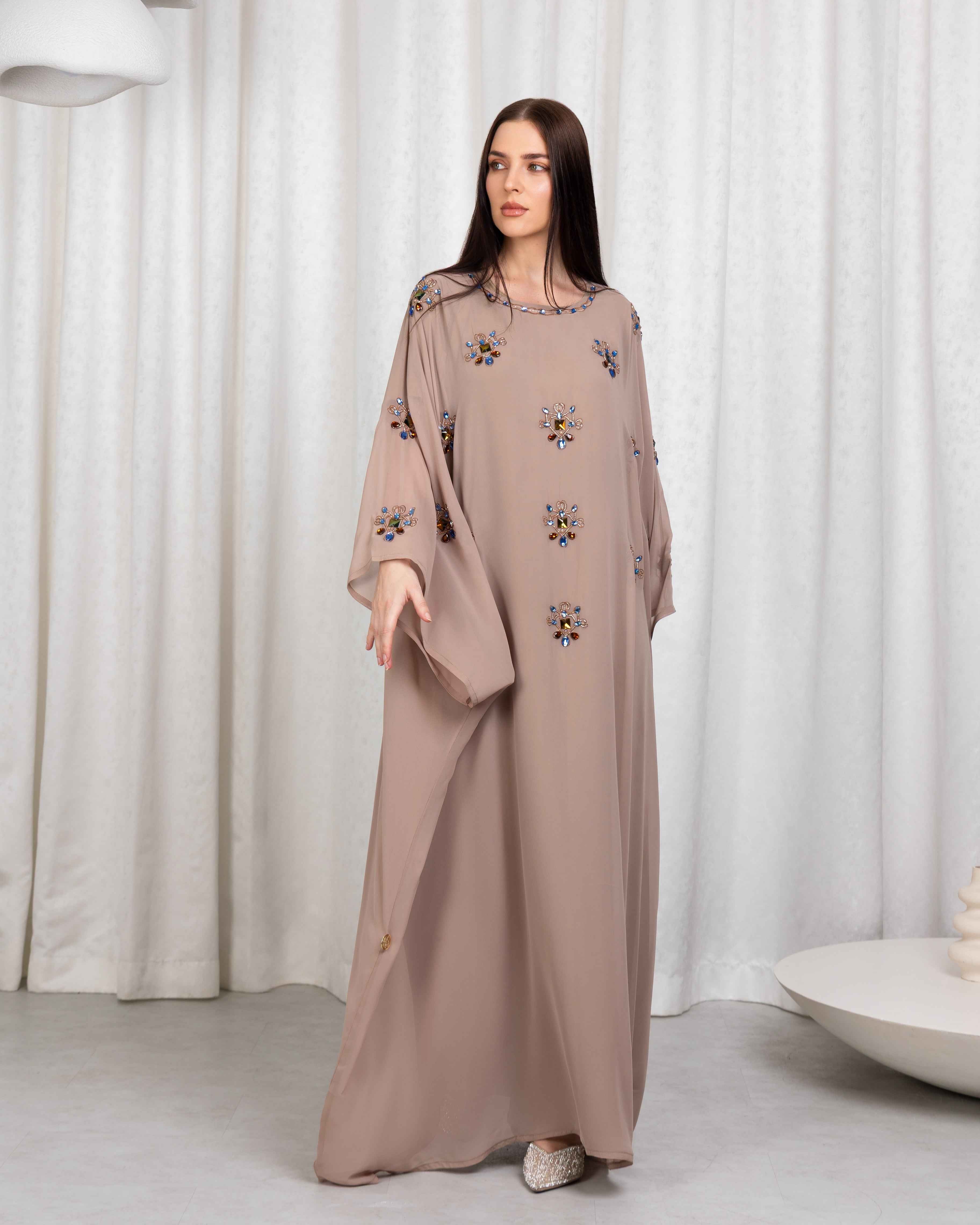 Vantara-KTN057 - Desert Bloom Kaftan
