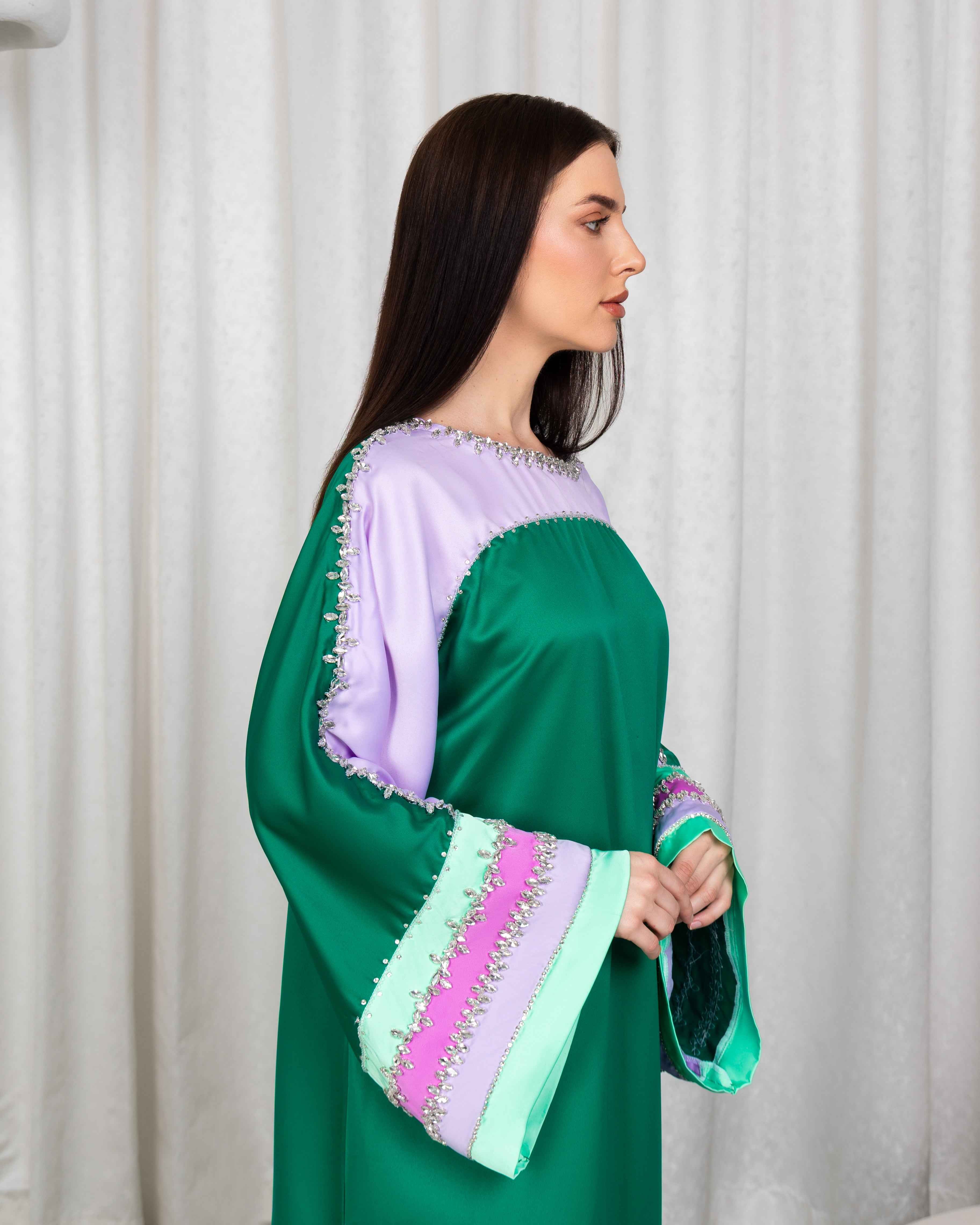 Selvana-KTN063 - Emerald Whisper Kaftan