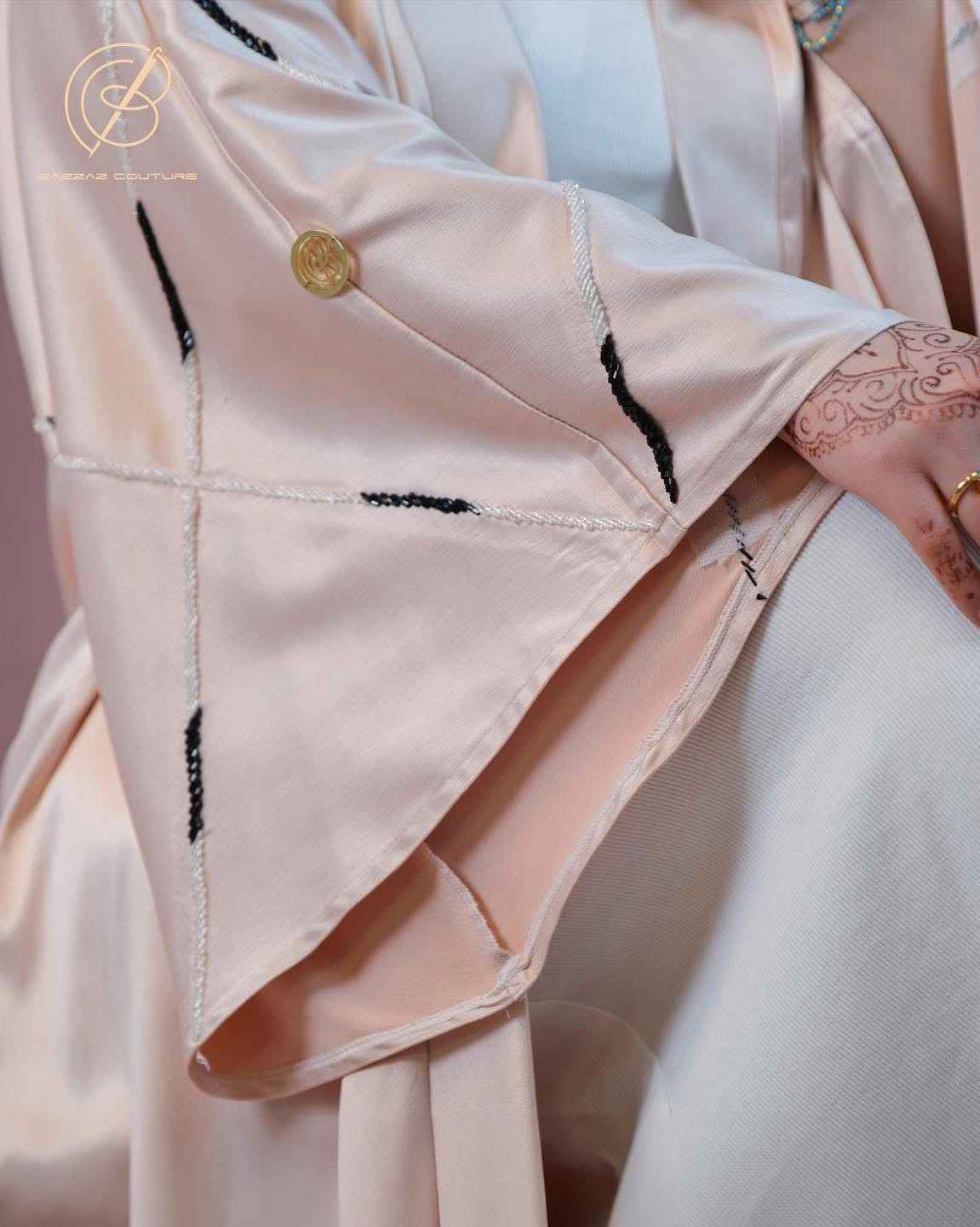 Rosegold-ABY008 - Blush Serenity Abaya
