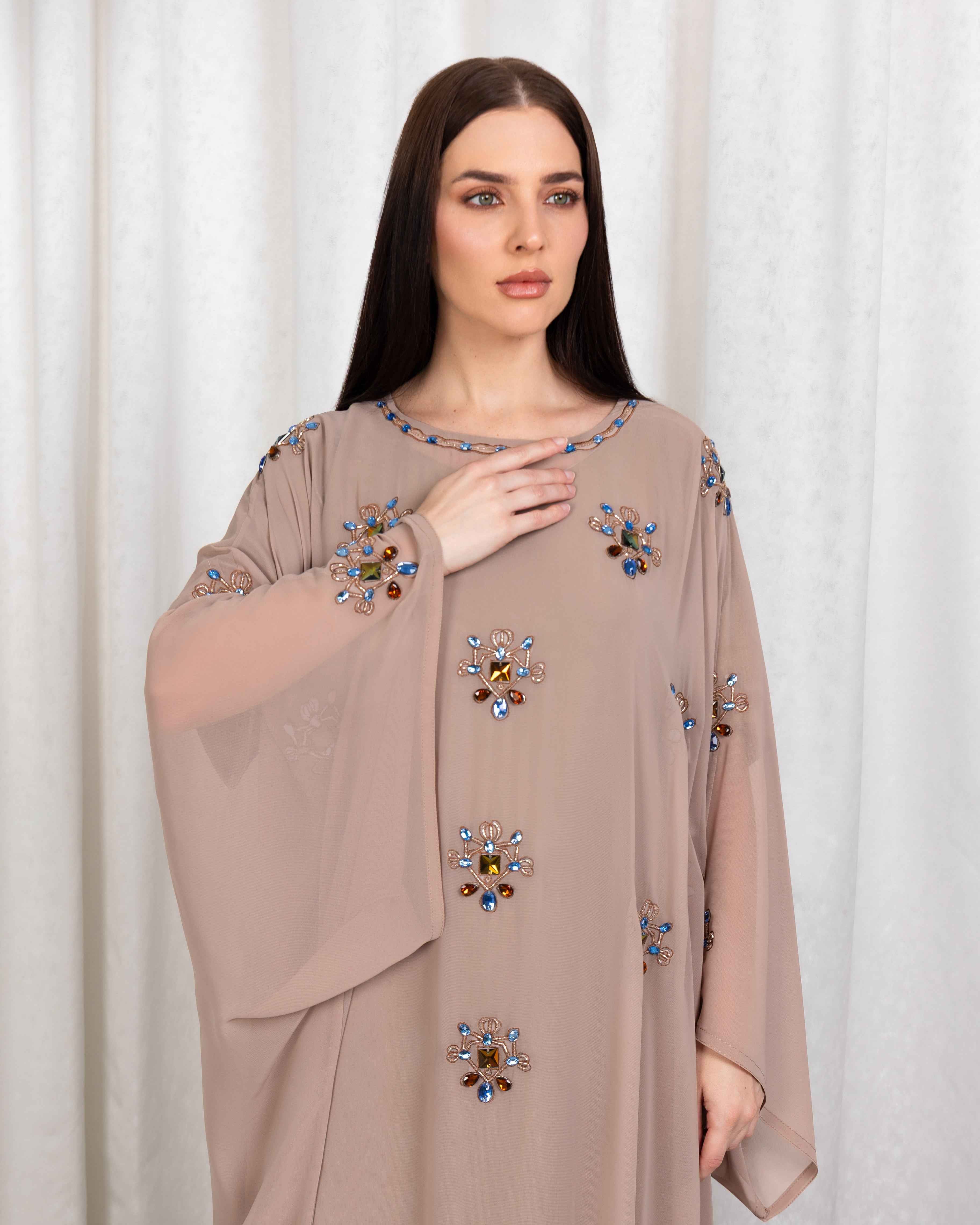 Vantara-KTN057 - Desert Bloom Kaftan