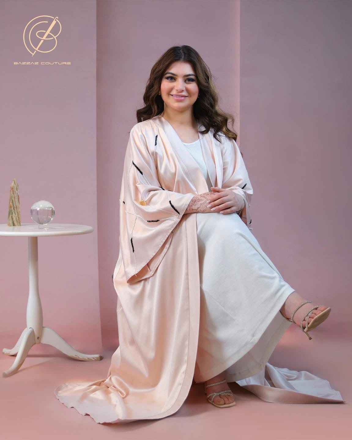 Rosegold-ABY008 - Blush Serenity Abaya