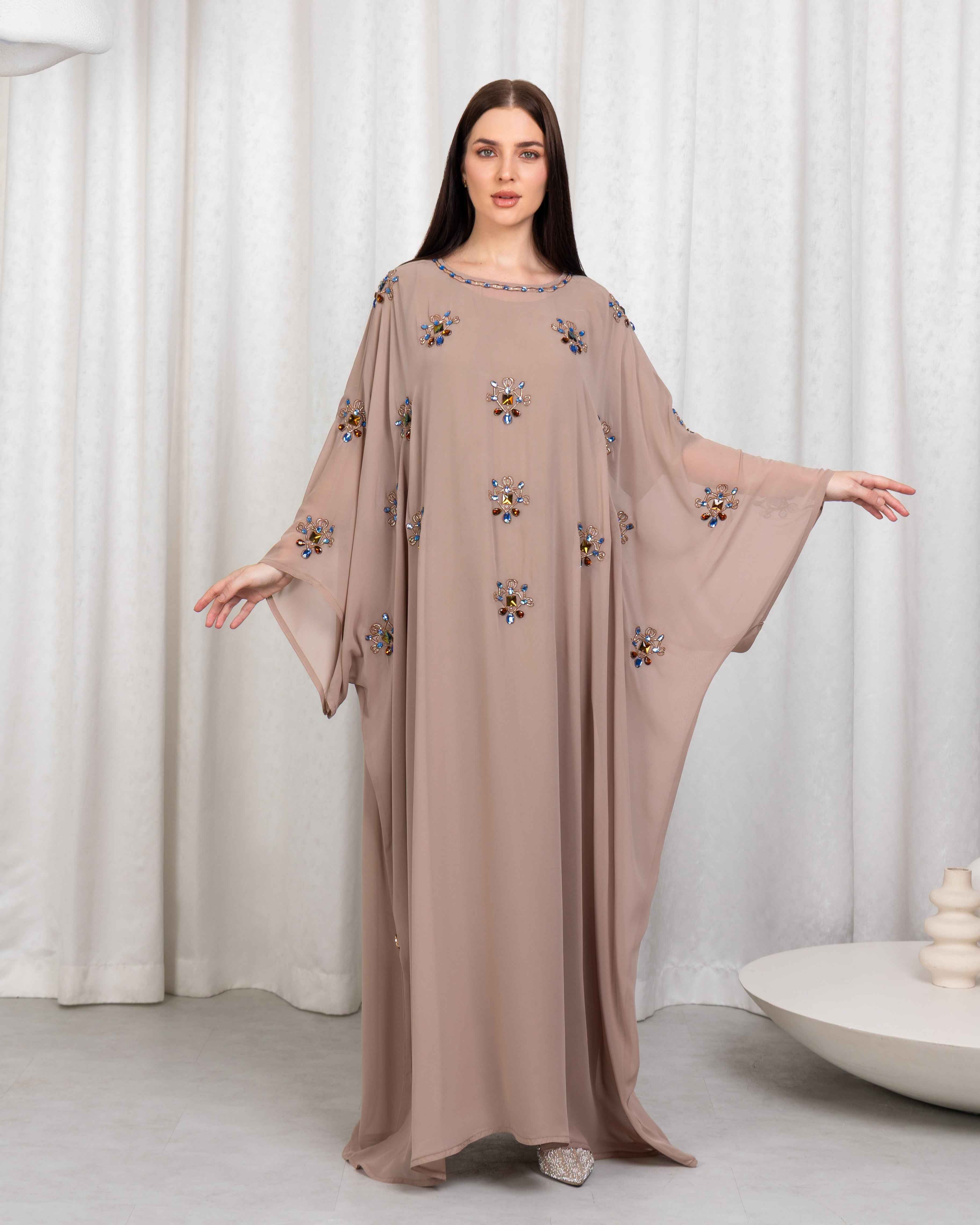 Vantara-KTN057 - Desert Bloom Kaftan